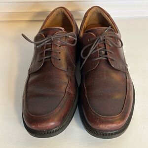 ECCO Mens Helsinki Brown Leather Oxford Lace Up Dress Shoes Size 43 or 9 US